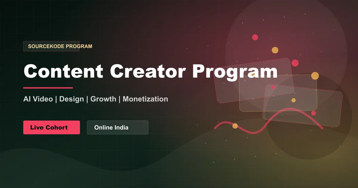 Content Creator Program at SourceKode Academy